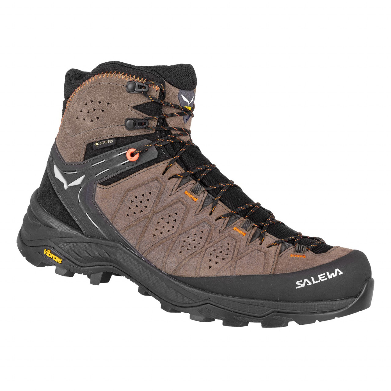 Salewa Men's Alp Trainer 2 Mid GORE-TEX® Hiking Boots Brown/Orange MQR-623571